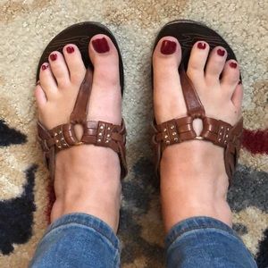 Braided sandals